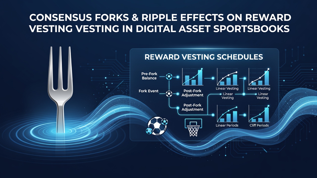 Blockchain-Konsensforks und Vesting-Zeitpläne in Krypto-Sportwetten