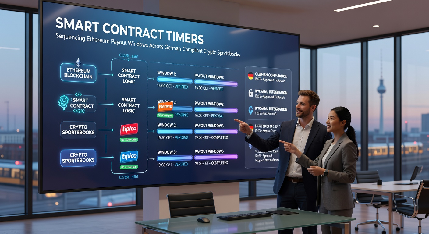 Ethereum-Payout-Fenster und Timer-Logik in Krypto-Sportwetten