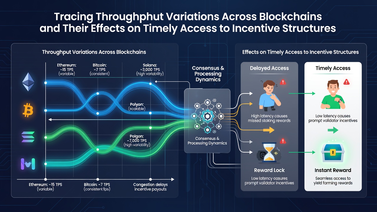 Vergleich von Transaktionsbestätigungszeiten und Incentive-Verarbeitung auf unterschiedlichen Blockchains